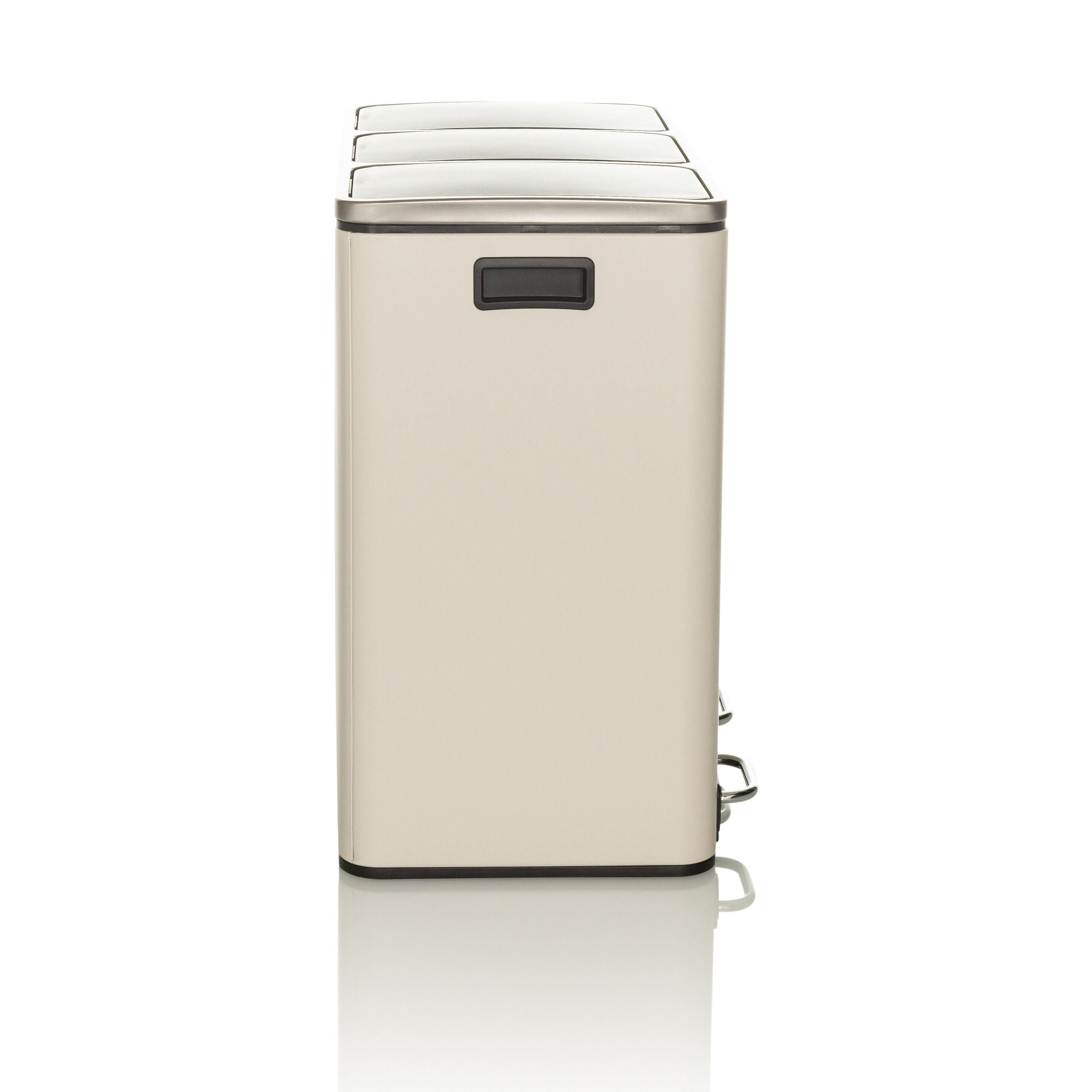 Atliekų šiukšliadėžė CLEAN PRO Beige, 3 x 18 L