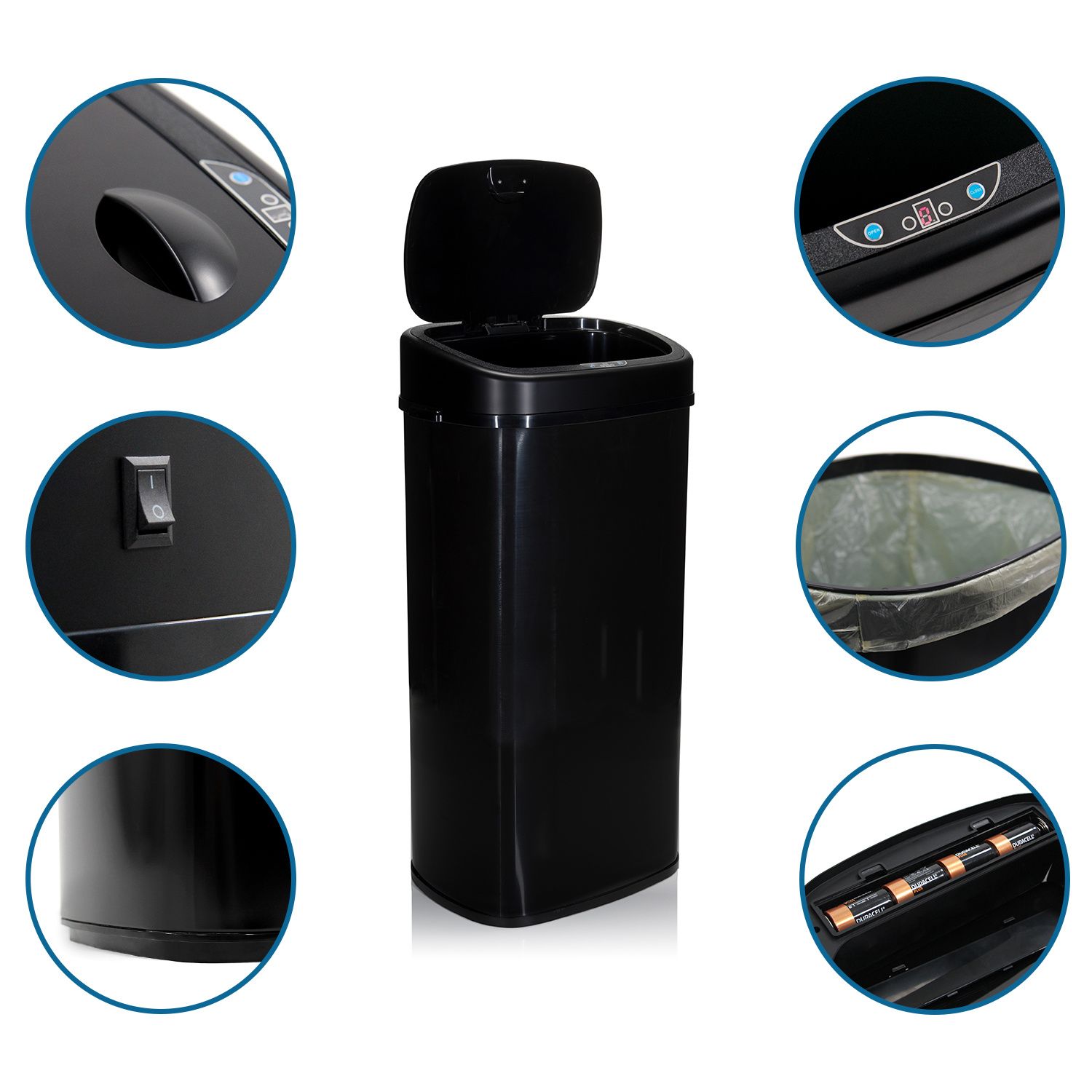 Atliekų šiukšliadėžė CLEAN SENSOR PRO, 68 L