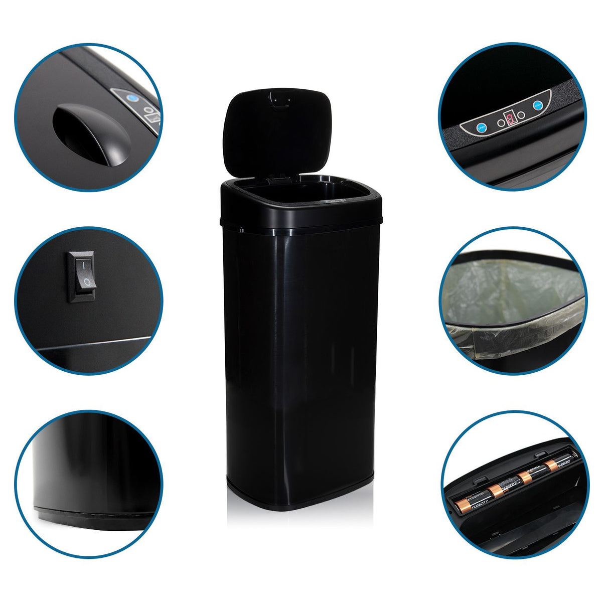 Atliekų šiukšliadėžė CLEAN SENSOR PRO, 68 L