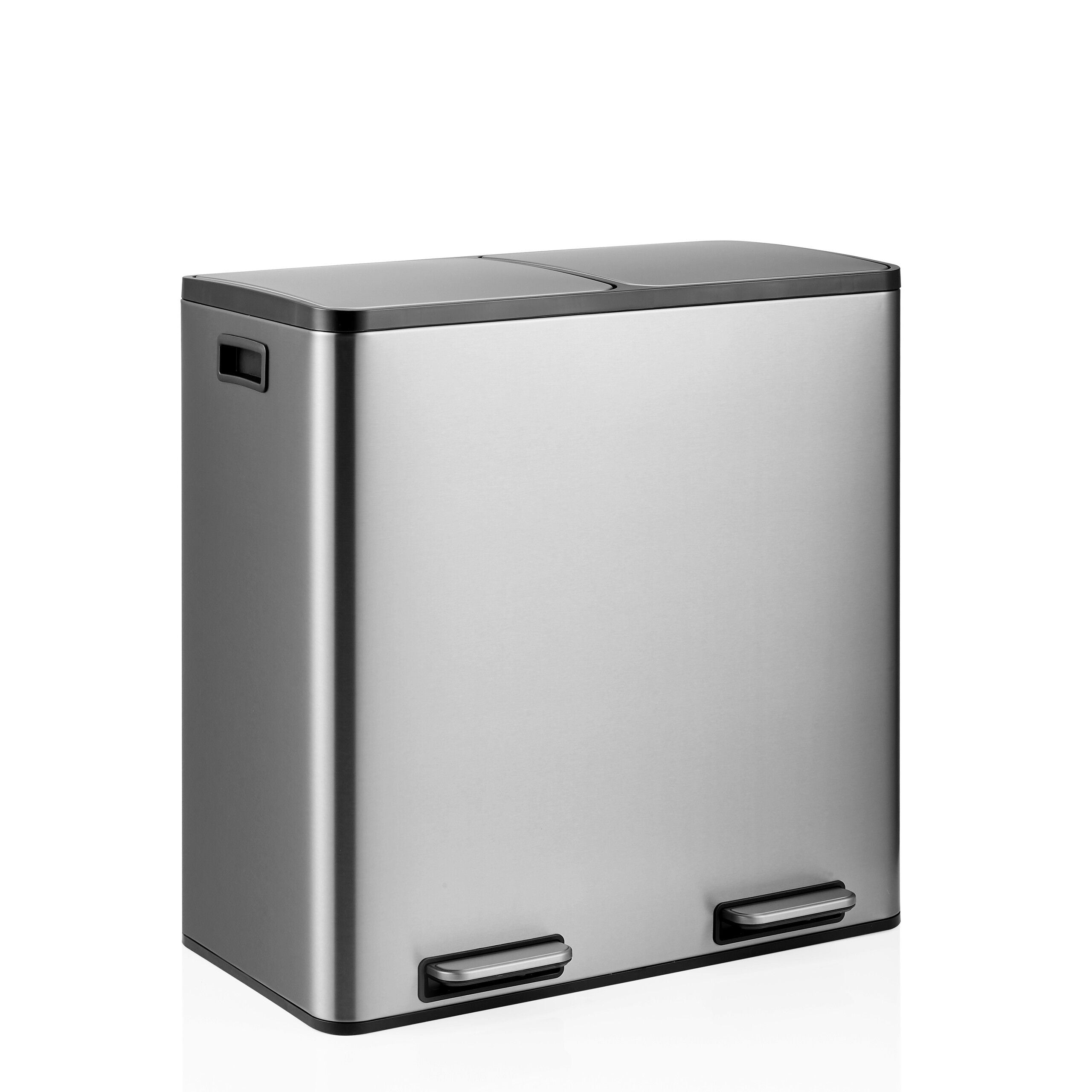 Atliekų dėžė CLEAN Stainless 2 x 30 L