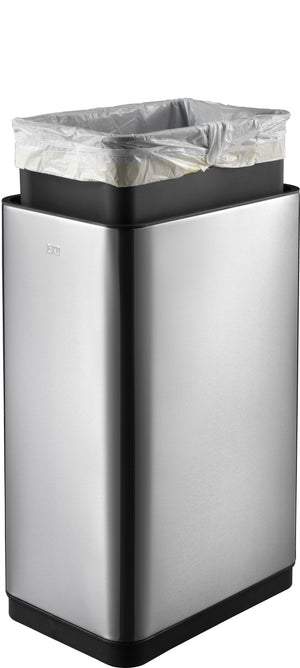 Šiukšliadėžė MIRAGE 30 L, nerūdijantis plienas, su jutikliu