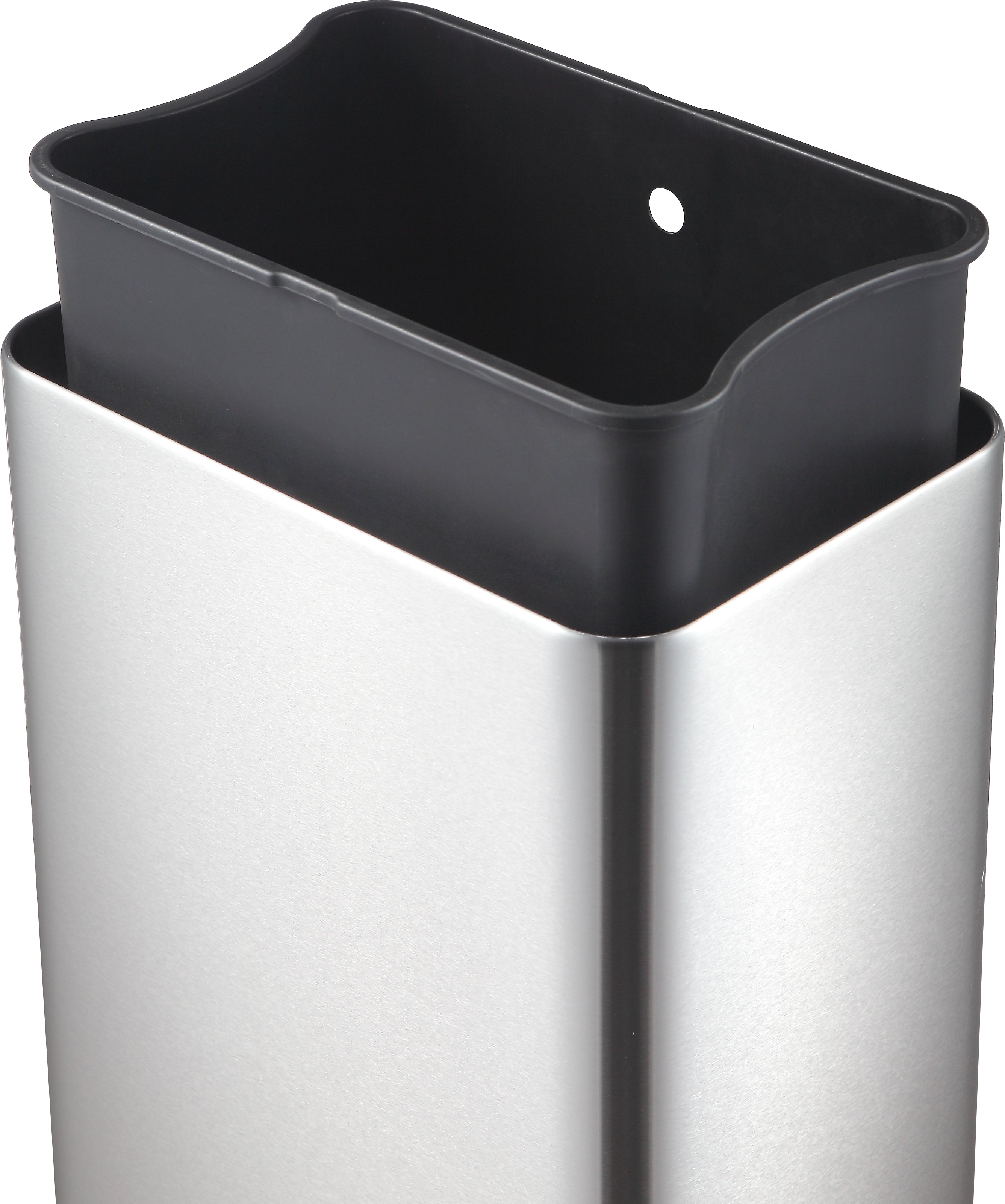Šiukšliadėžė MIRAGE 45 L, nerūdijantis plienas, su jutikliu