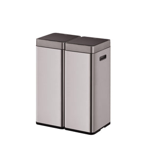 Šiukšliadėžė MIRAGE SLIM 30 L, nerūdijančiojo plieno, su jutikliu