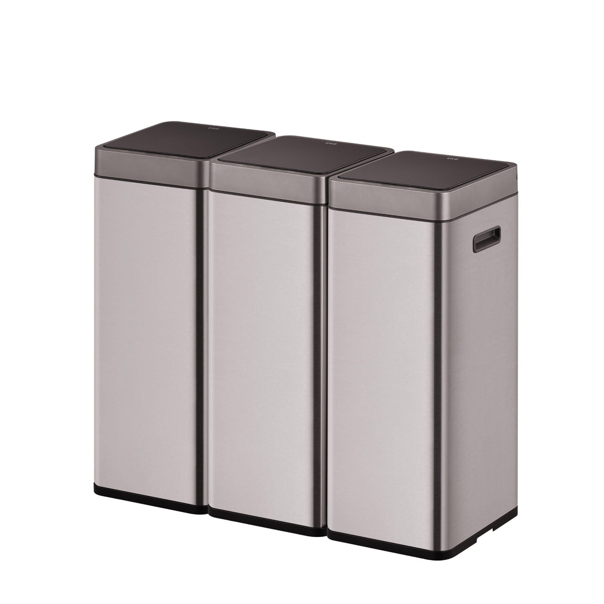 Šiukšliadėžė MIRAGE SLIM 30 L, nerūdijančiojo plieno, su jutikliu