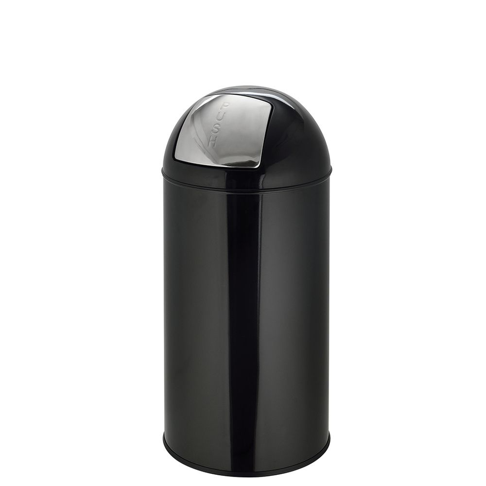 Šiukšlių dėžė PUSH Black 35 L