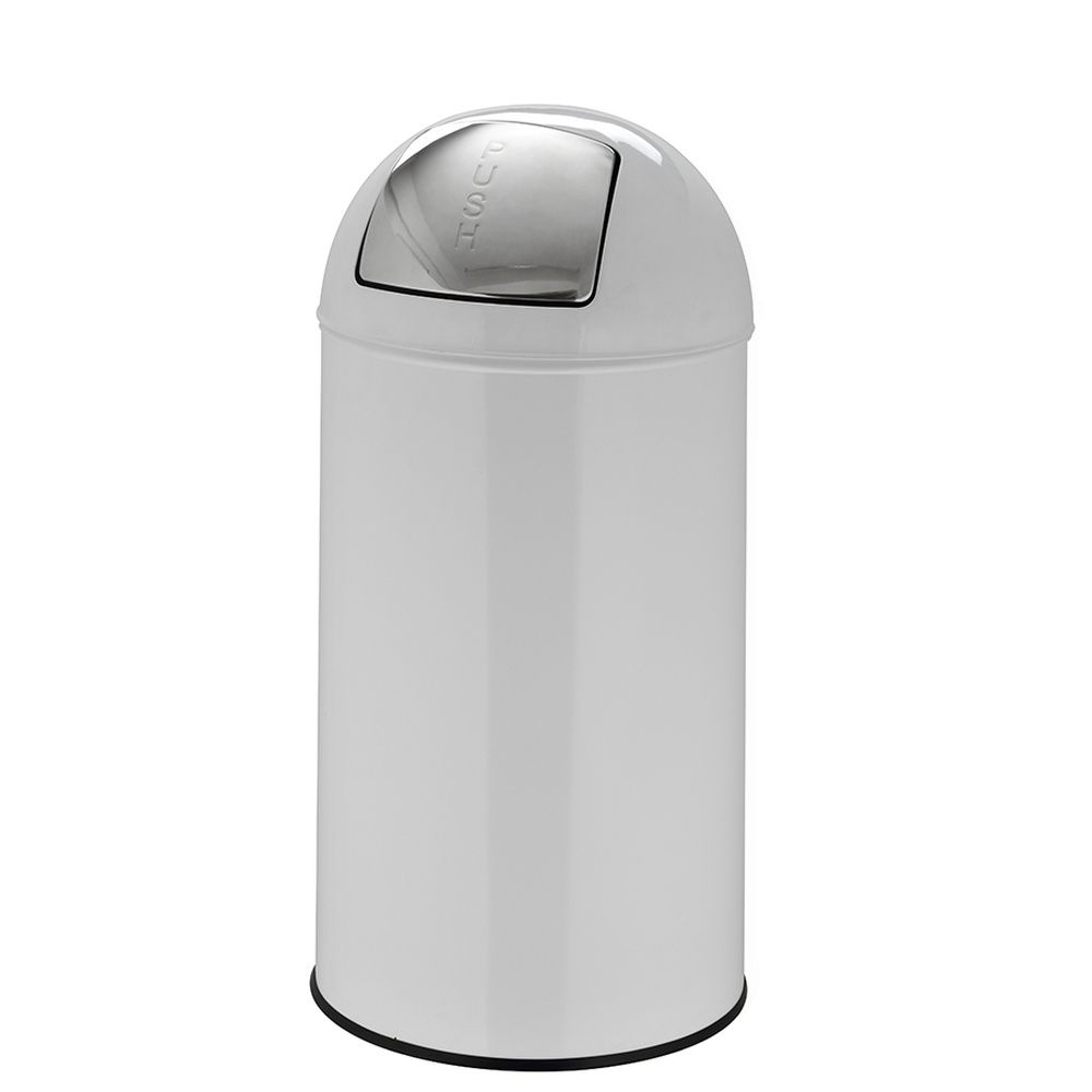 Šiukšliadėžė PUSH White 50 L