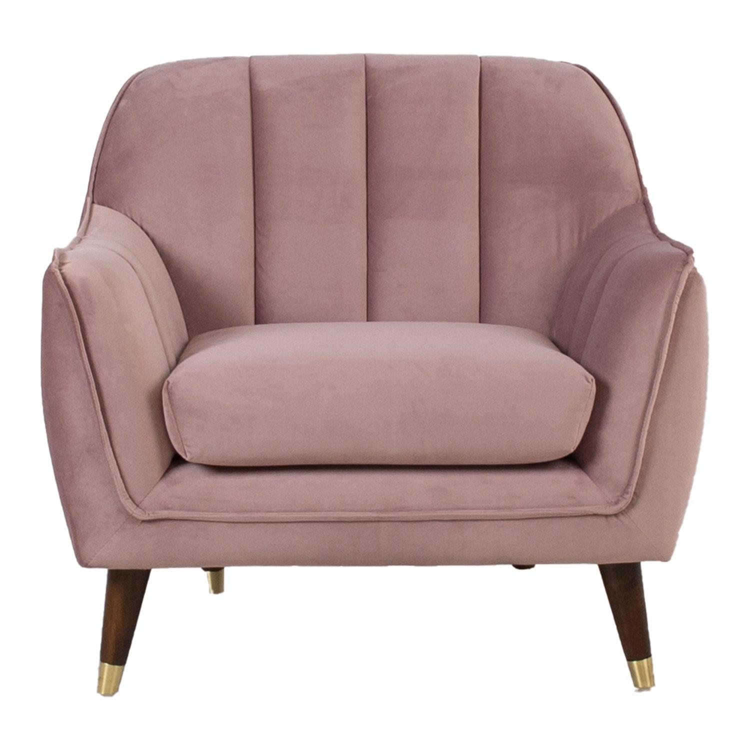 Poilsio krėslas JOANNA 84x83xH805cm, violetinės rožinės spalvos aksomas