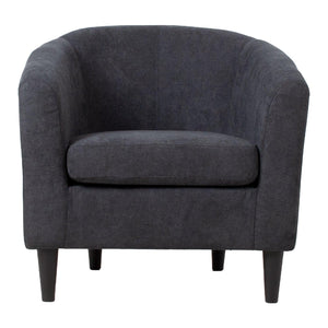 Poilsio fotelis WESTER 76x685xH74cm, tamsiai pilkas audinys