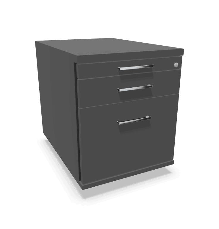 Stalčių blokas THEO LARGE, rakinamas, su ratukais