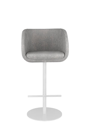 Baro kėdė Jula PB Barstool White Strong – pilka