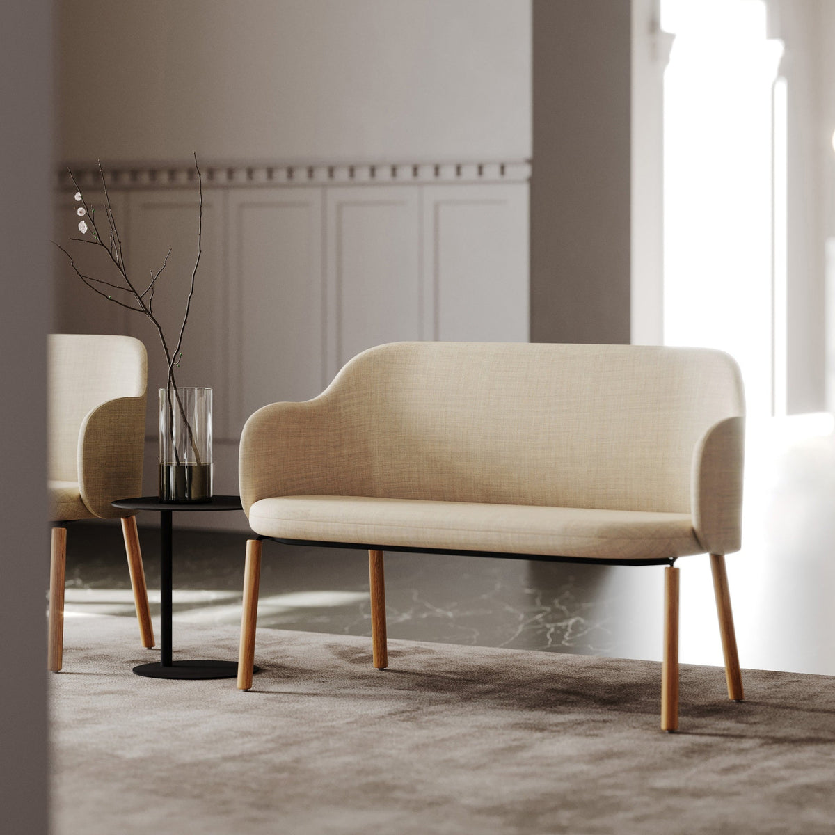 Sofa FLOS W-L-740, BEJOT:, konfigūruojama