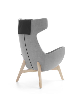 Poilsio krėslas UMM W703 WOOD, BEJOT, konfigūruojamas