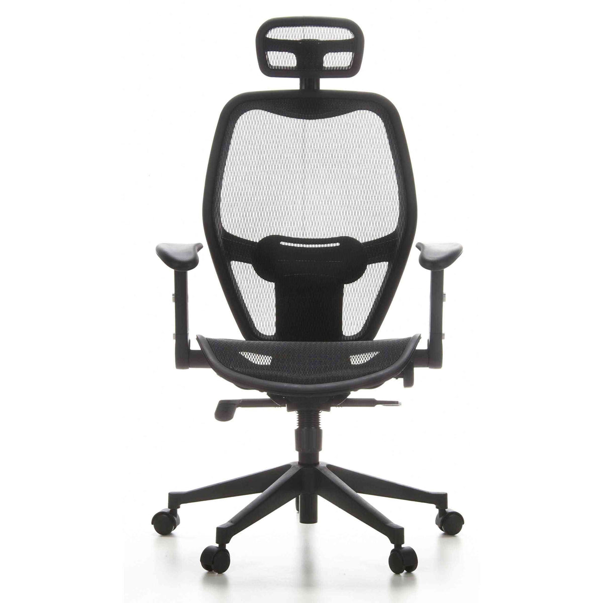 Biroja krēsls AIR-PORT Mesh – Melna