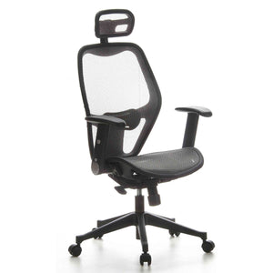 Biroja krēsls AIR-PORT Mesh – Pelēka