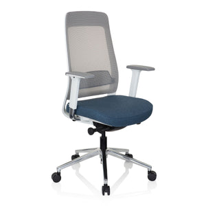 Biroja krēsls CHIARO T2 WHITE – Zila (SR03)