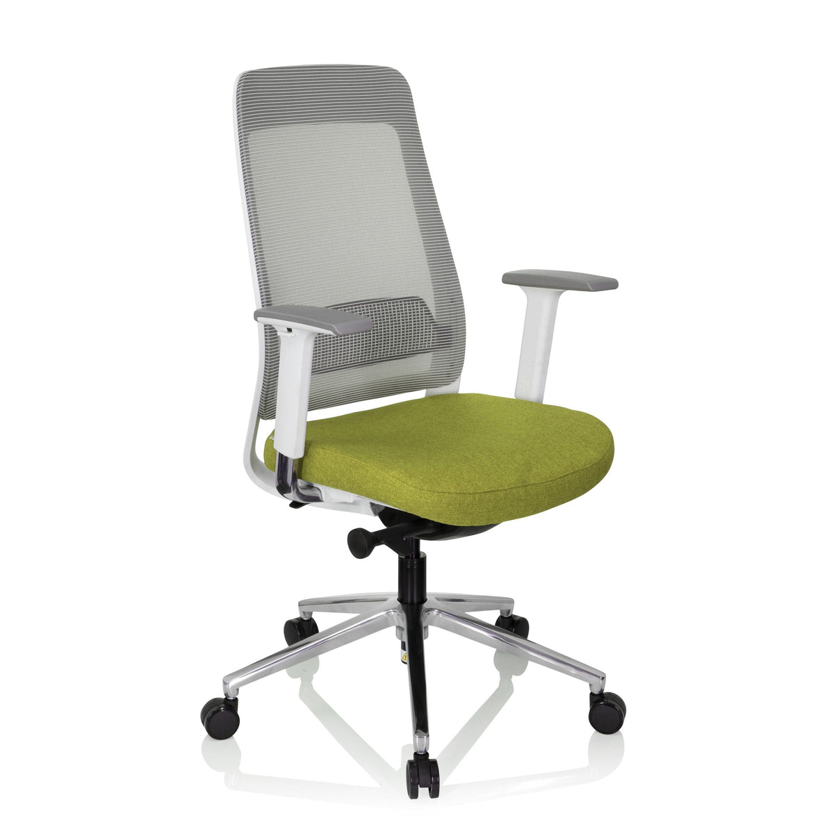 Biroja krēsls CHIARO T2 WHITE – Zaļa (OM04)