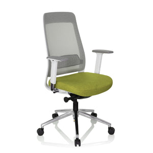 Biroja krēsls CHIARO T2 WHITE – Zaļa (OM04)