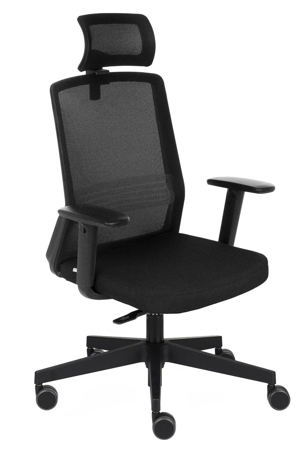 Biuro kėdė COCO HD Medley Black | WH | Chrome – Juoda md01 / Juoda