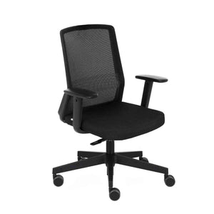 Biroja krēsls COCO Medley Black | WH | Chrome
