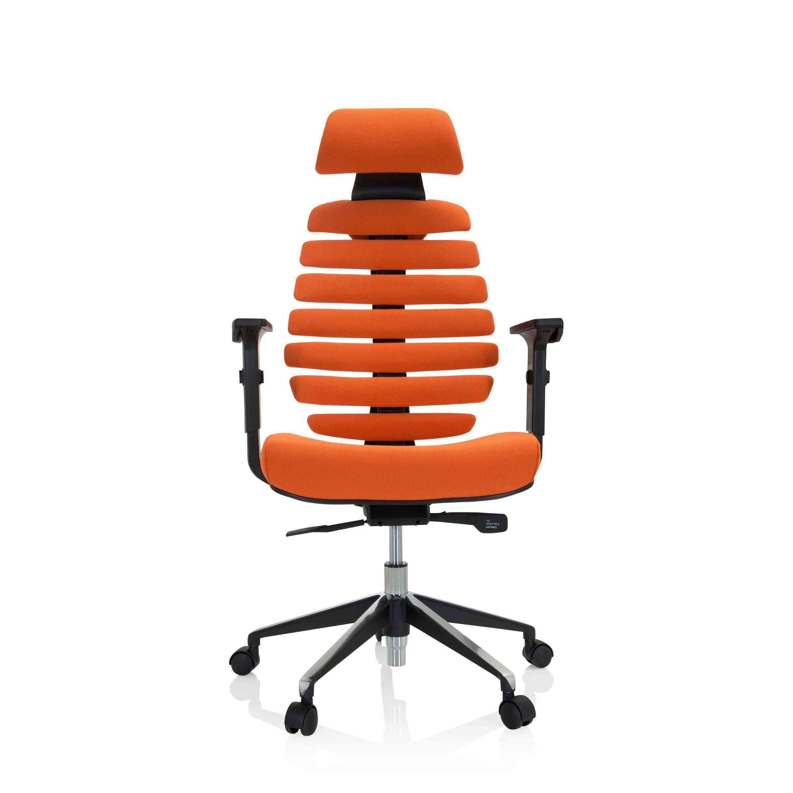 Biroja krēsls ERGO LINE II PRO – Oranža (OM11)