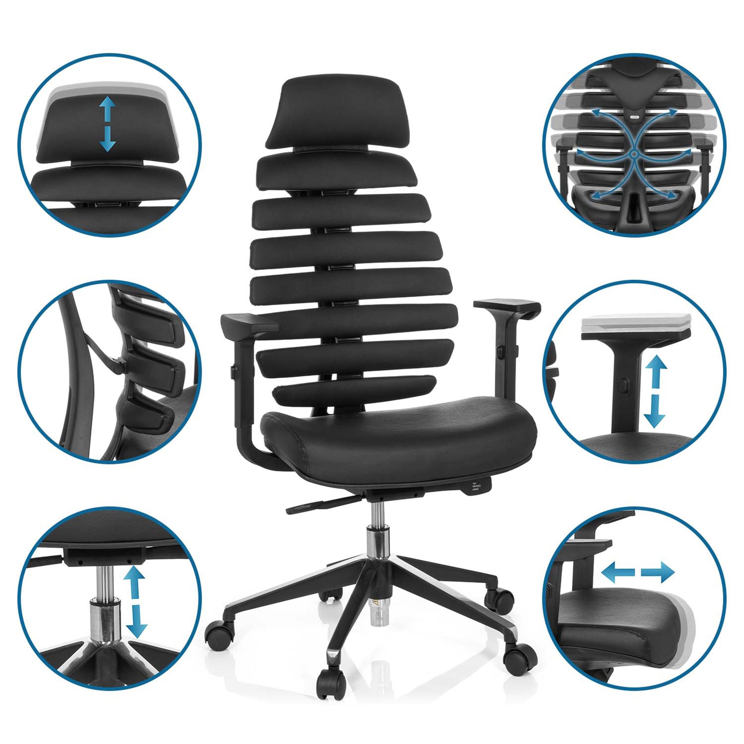 Biuro kėdė ERGO LINE II PRO Leather