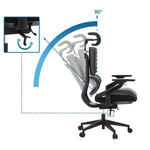 Biuro kėdė ERGOFLEX GEN3, juoda