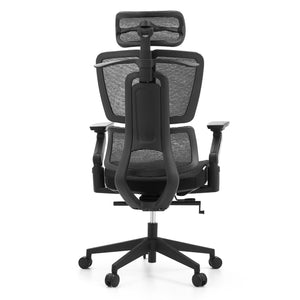 Biroja krēsls ERGOFLEX LEATHER, melns