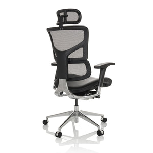 Biroja krēsls ERGOFLEX LEATHER, melns