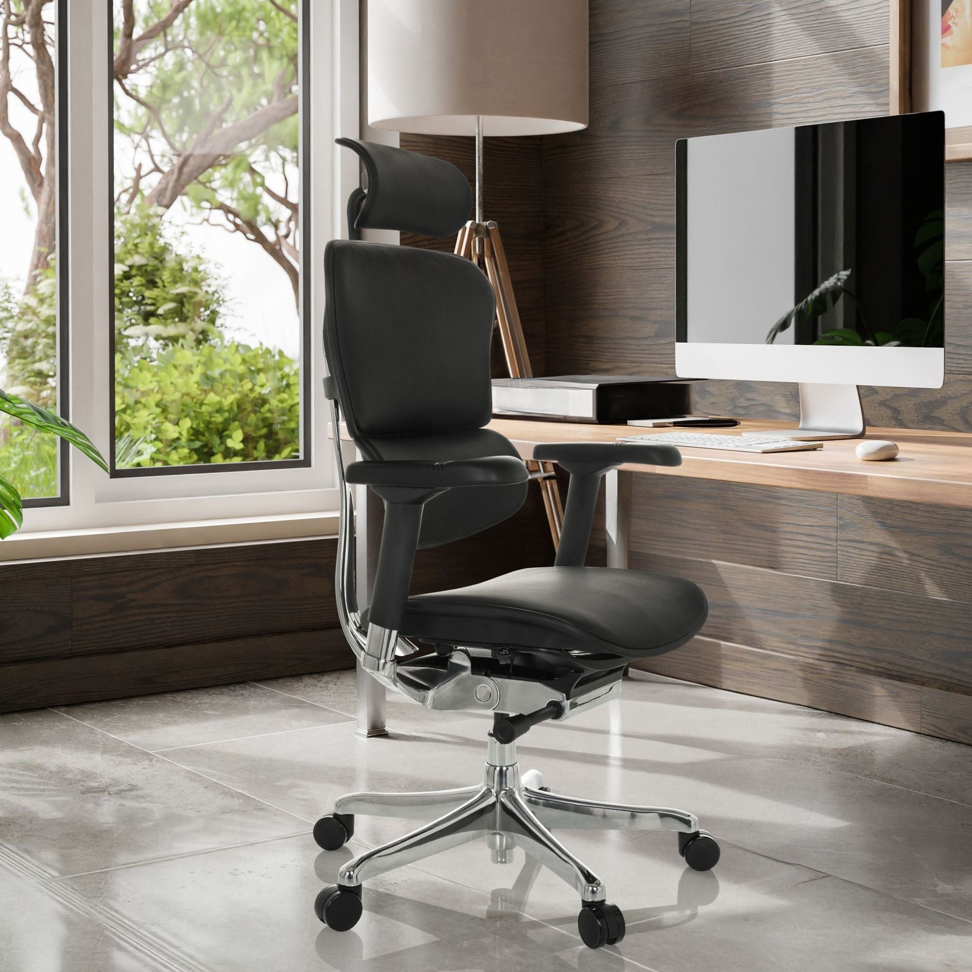Biuro kėdė Ergohuman ELITE BLACK LEATHER