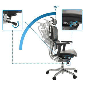 Biuro kėdė Ergohuman ELITE BLACK LEATHER