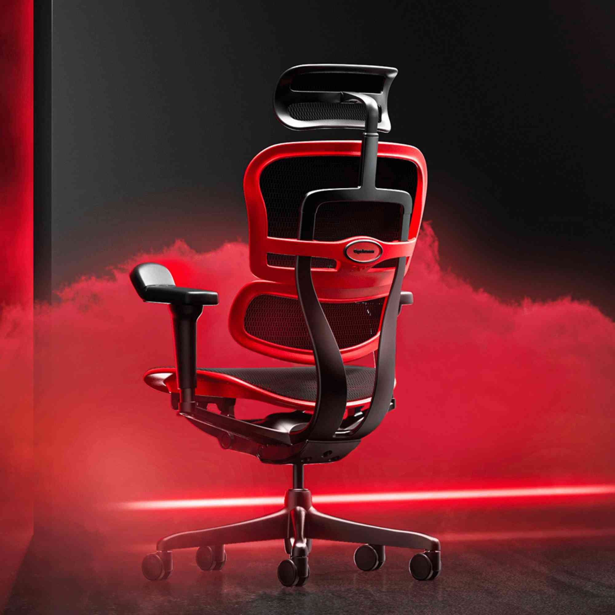 Žaidimų kėdė ERGOHUMAN ULTRA EQUATOR RED