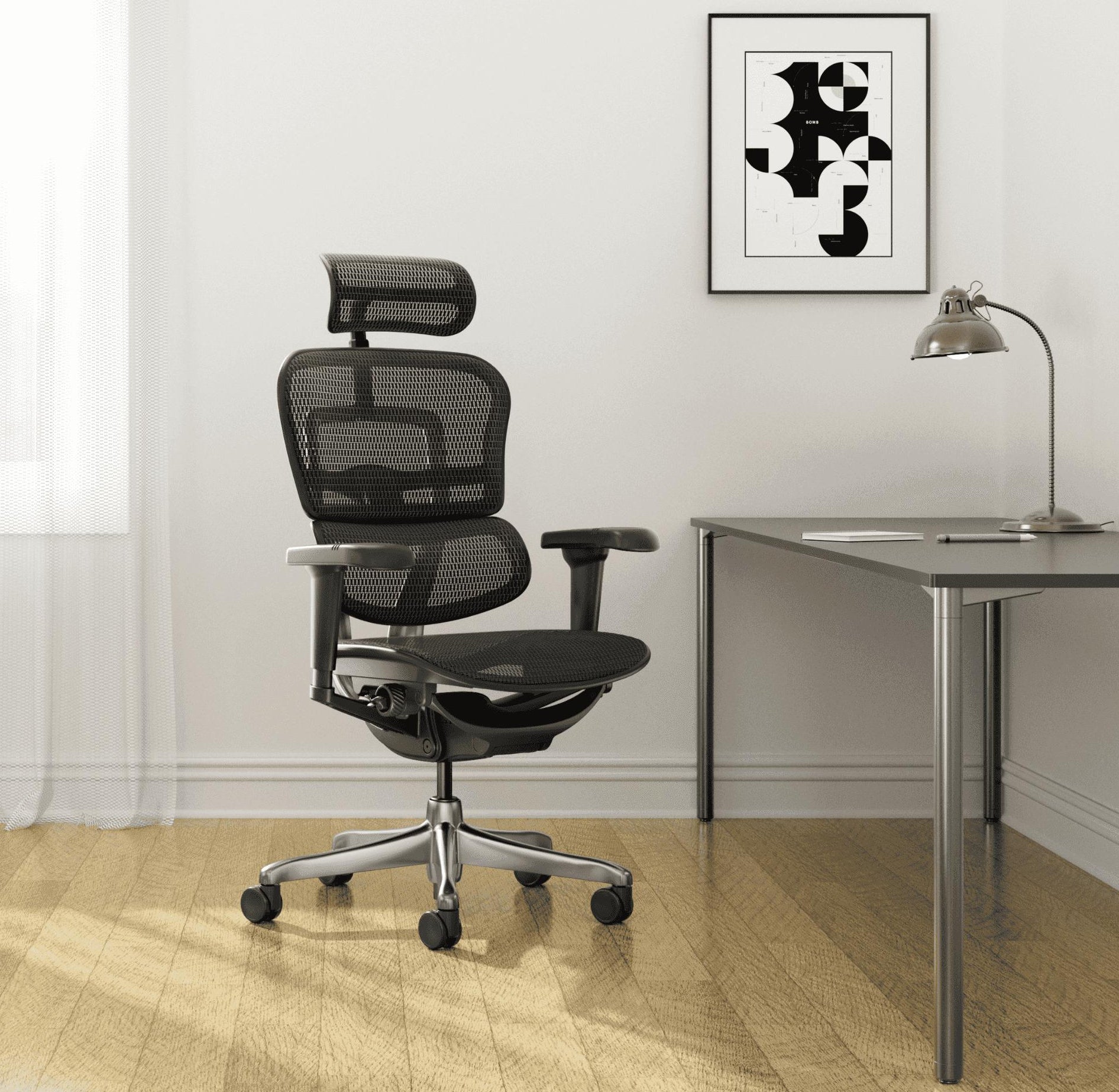 Biuro kėdė Ergohuman ELITE BS Black