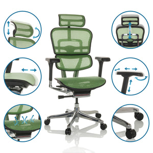 Biroja krēsls Ergohuman ELITE BS GREEN