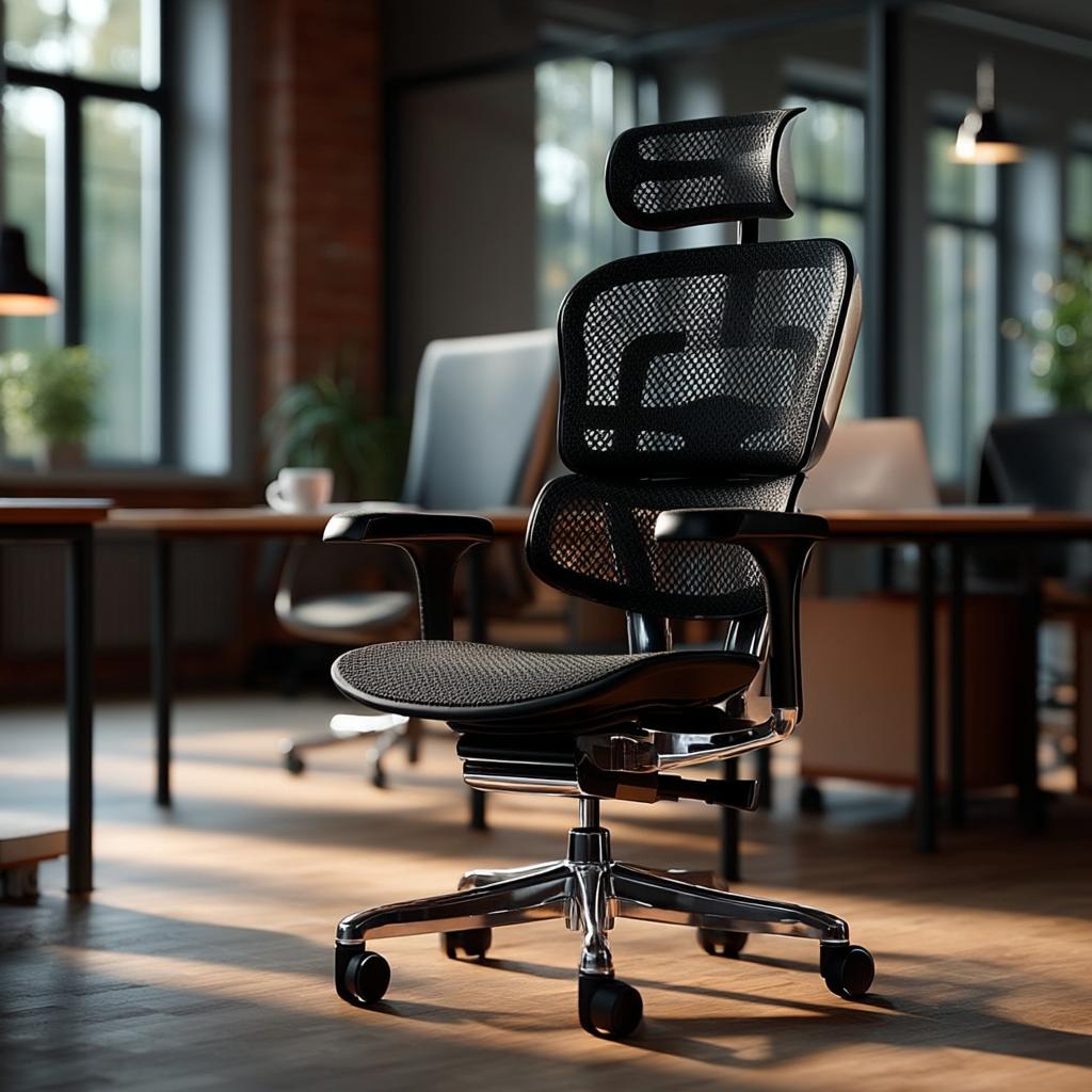 Biuro kėdė Ergohuman ELITE BS Black FD