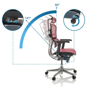 Biroja krēsls Ergohuman ELITE BS RED