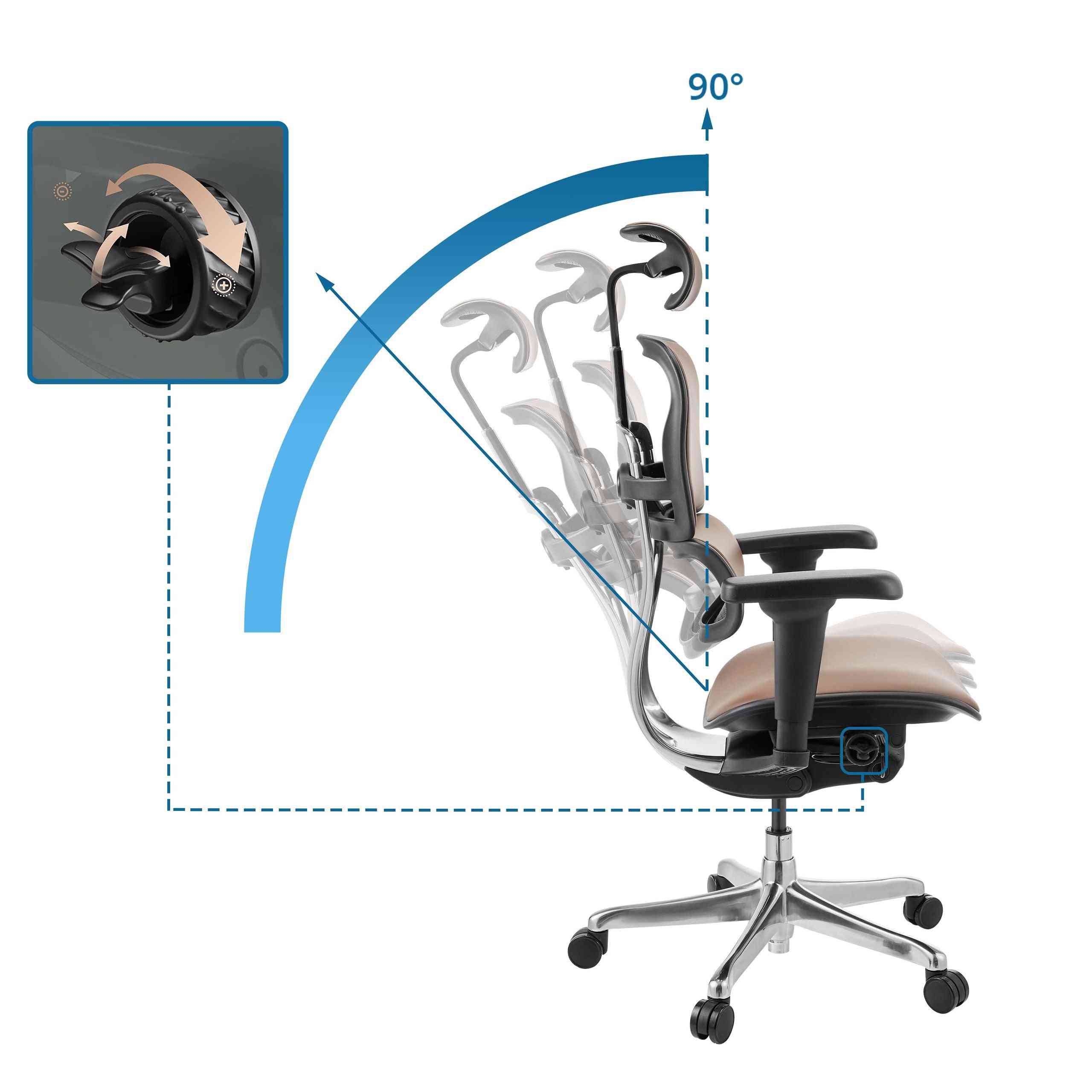 Biroja krēsls Ergohuman ULTRA GEN2 Leather BROWN