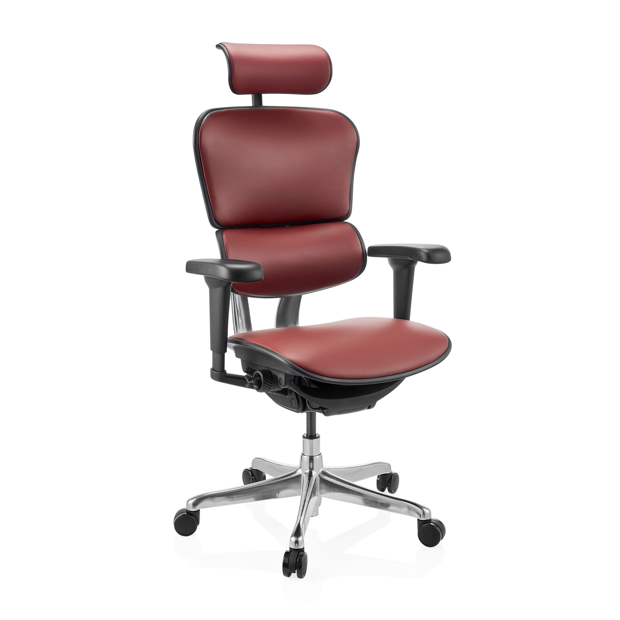 Biroja krēsls Ergohuman ULTRA GEN2 Leather BURGUNDY