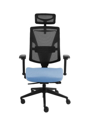 Biuro kėdė Futura 4S Plus Black Bondai – šviesiai mėlyna (BN13)