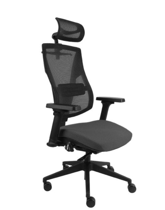 Biuro kėdė Futura 4S Plus Black Bondai – tamsiai ruda (BN14)