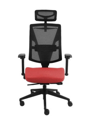 Biuro kėdė Futura 4S Plus Black Bondai – raudona (BN02)