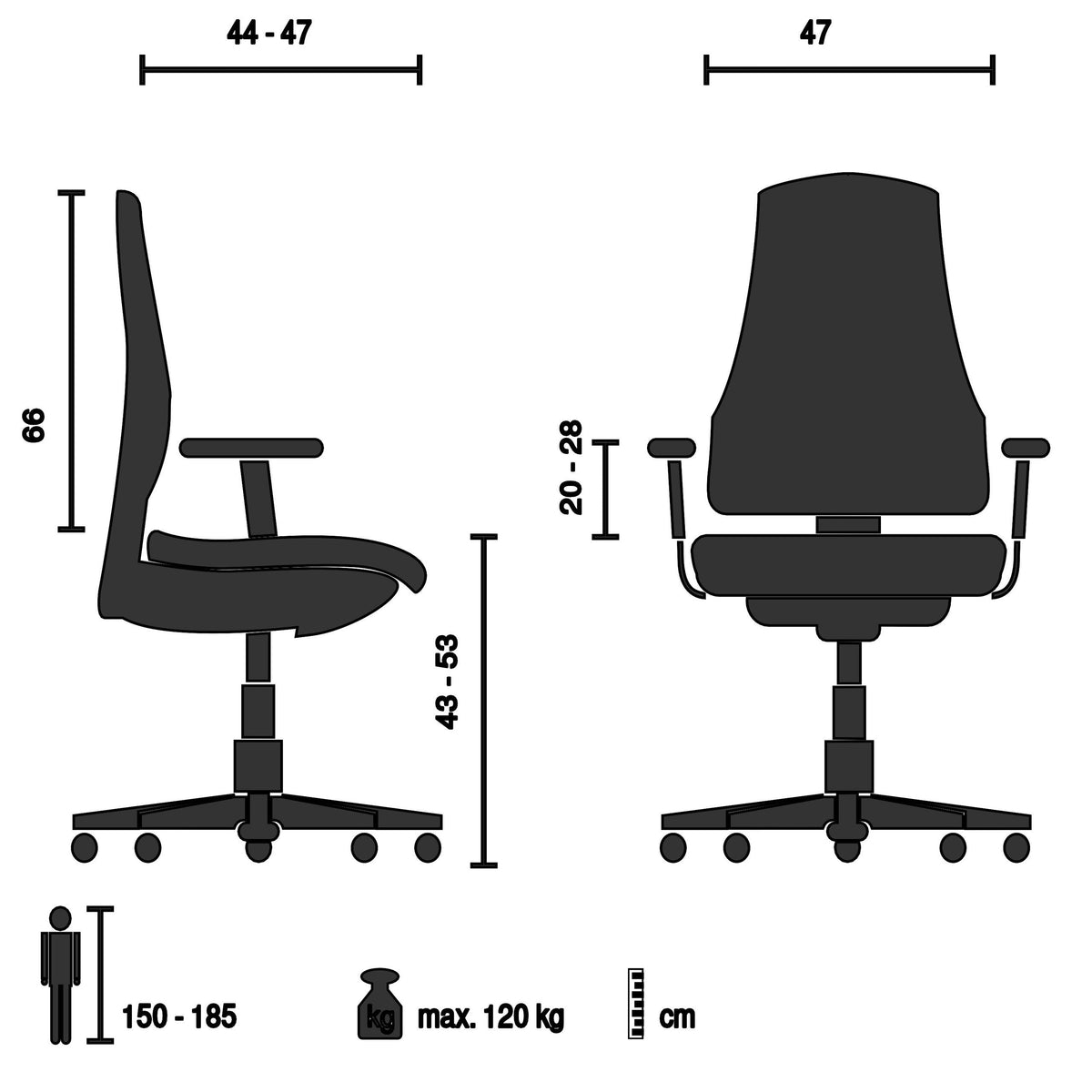 Biroja krēsls HENFIELD G