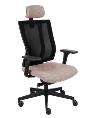 Biuro kėdė MaxPro BS HD Black Medley – smėlio spalvos md06