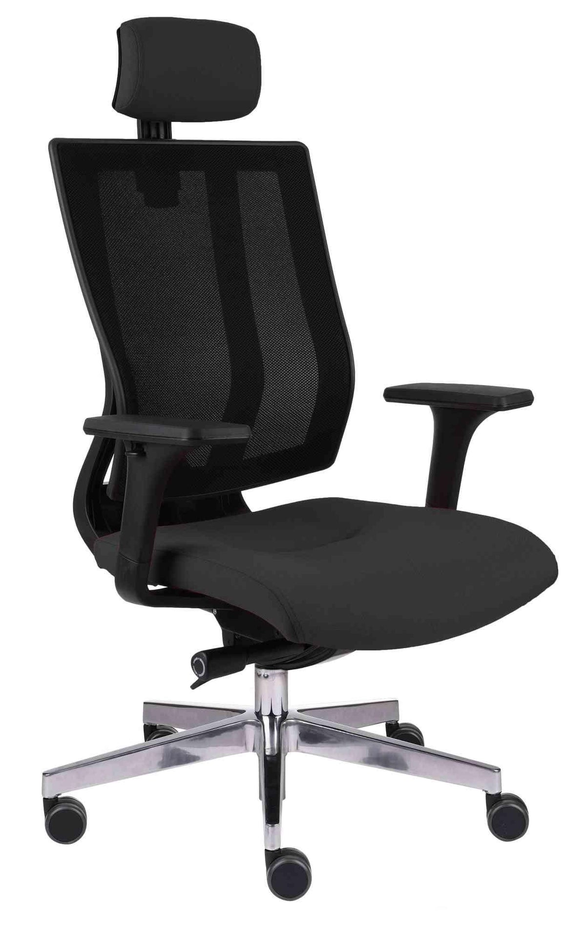 Biuro kėdė MaxPro BS HD Black | Chrome Note