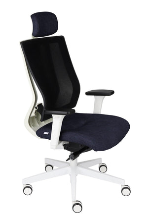 Biuro kėdė MaxPro WS HD White Strong – tamsiai mėlyna