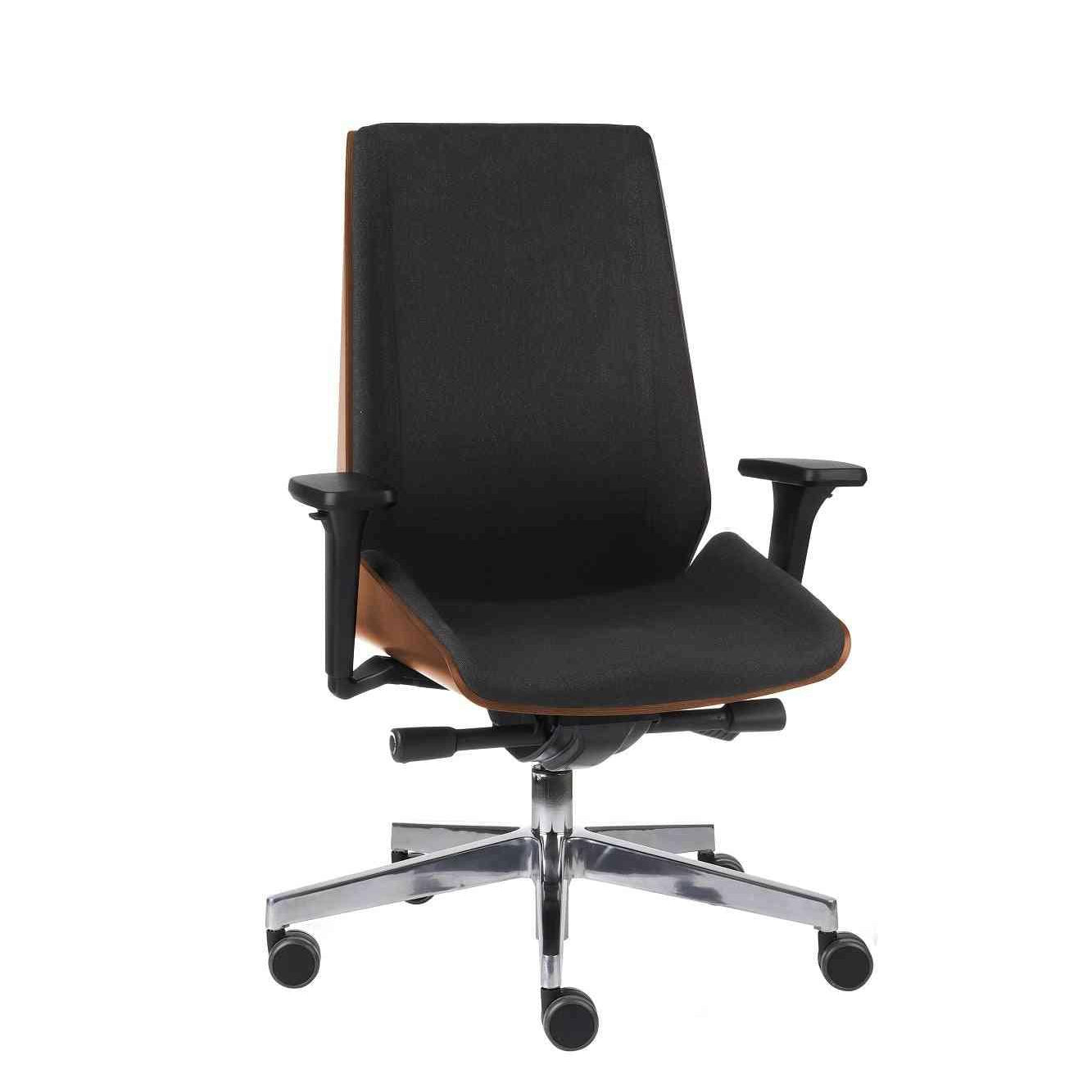 Biuro kėdė MoonWood Beech Hygge – juoda hg01