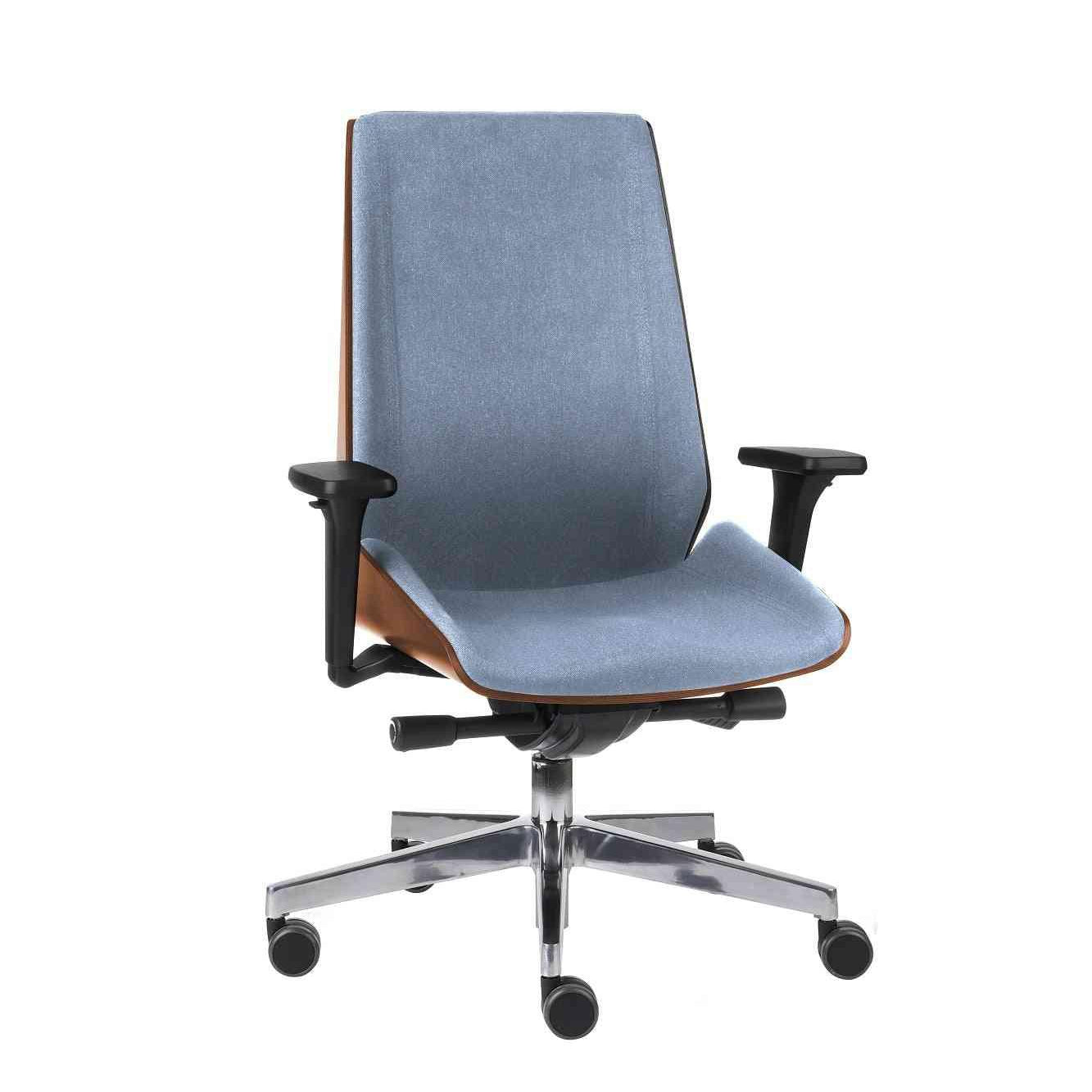 Biuro kėdė MoonWood Beech Hygge – šviesiai mėlyna hg13