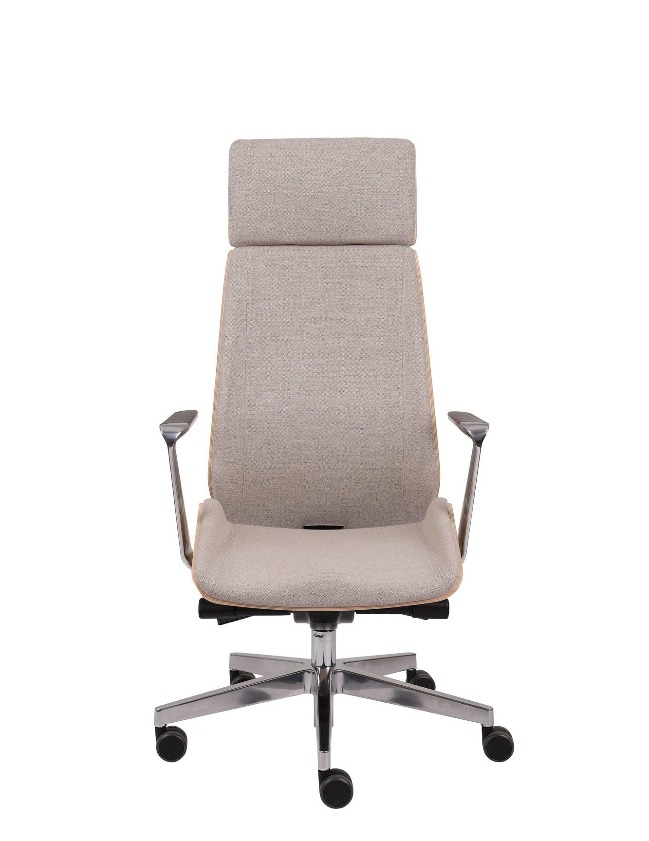 Biroja krēsls MoonWood HD Beech Wood All Chrome Seattle