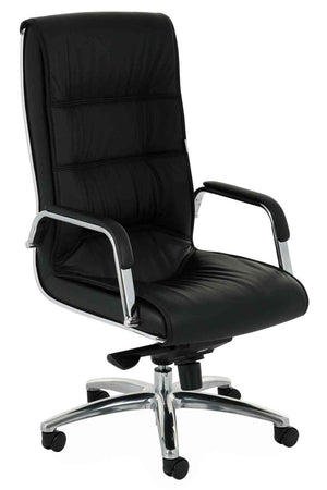Biuro kėdė Nexus Chrome Leather