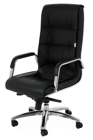 Biuro kėdė Nexus Chrome Leather