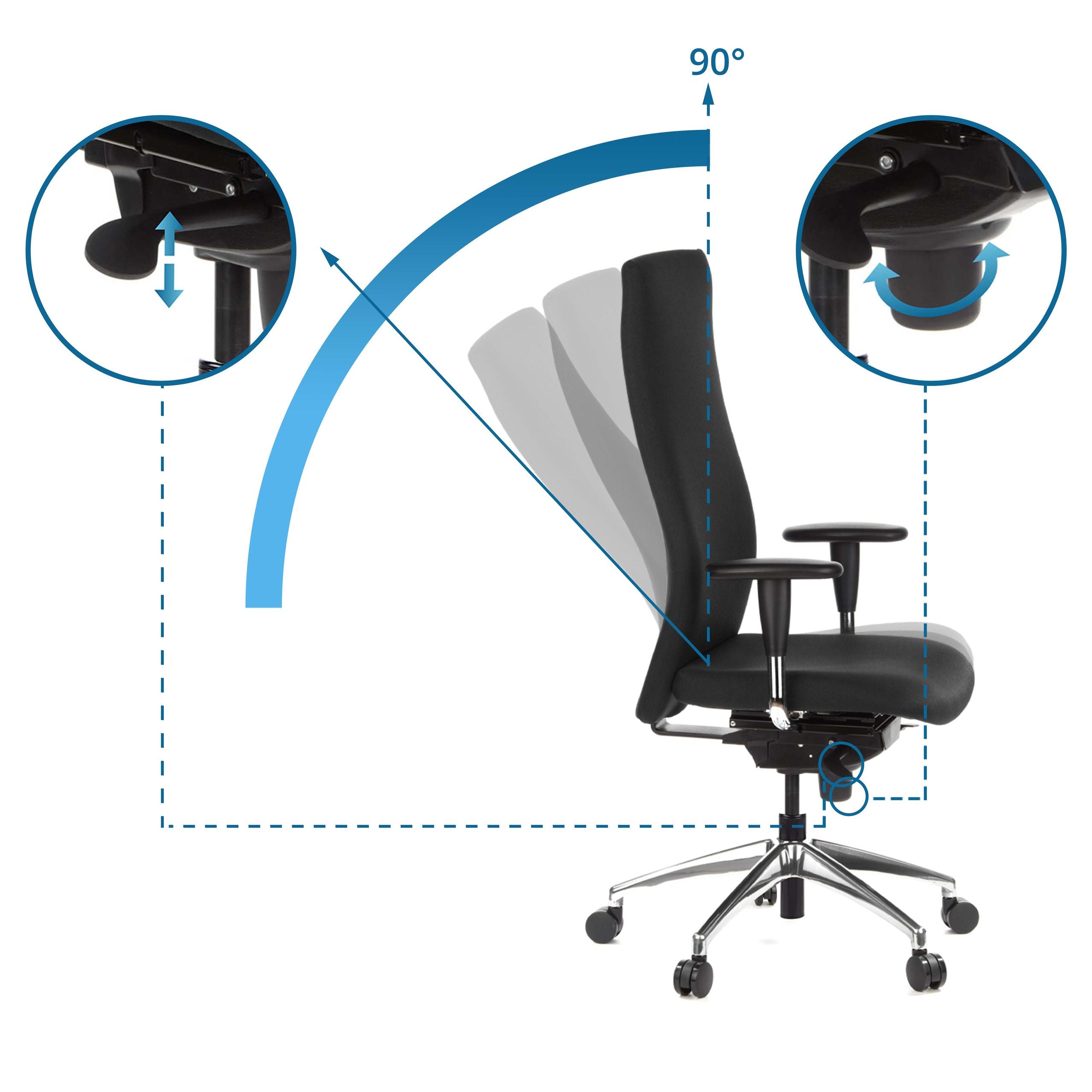 Biroja krēsls OFFICE-TEC
